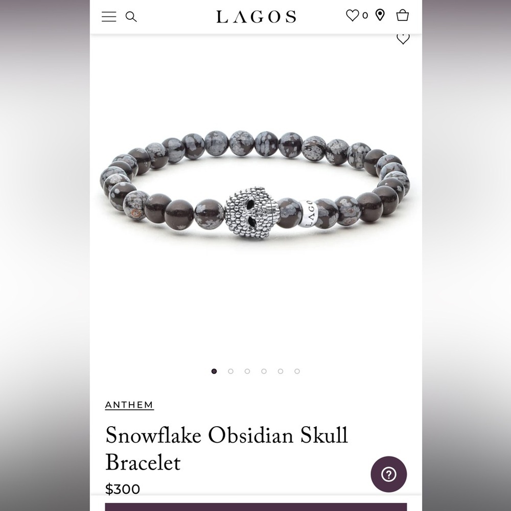 LAGOS Skull Beaded Bracelet